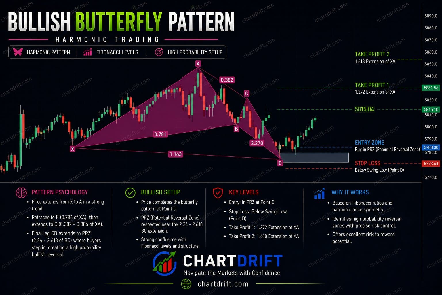 Butterfly Pattern Diagram